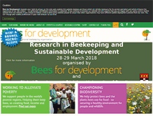 Tablet Screenshot of beesfordevelopment.org